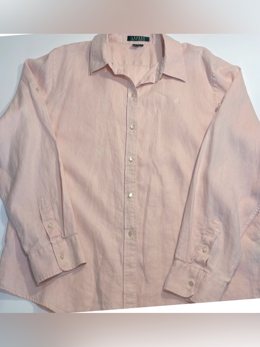 Ralph Lauren Light Pink Linen Shirt